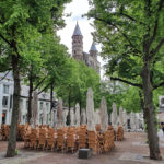 Leeg terras OLV Plein